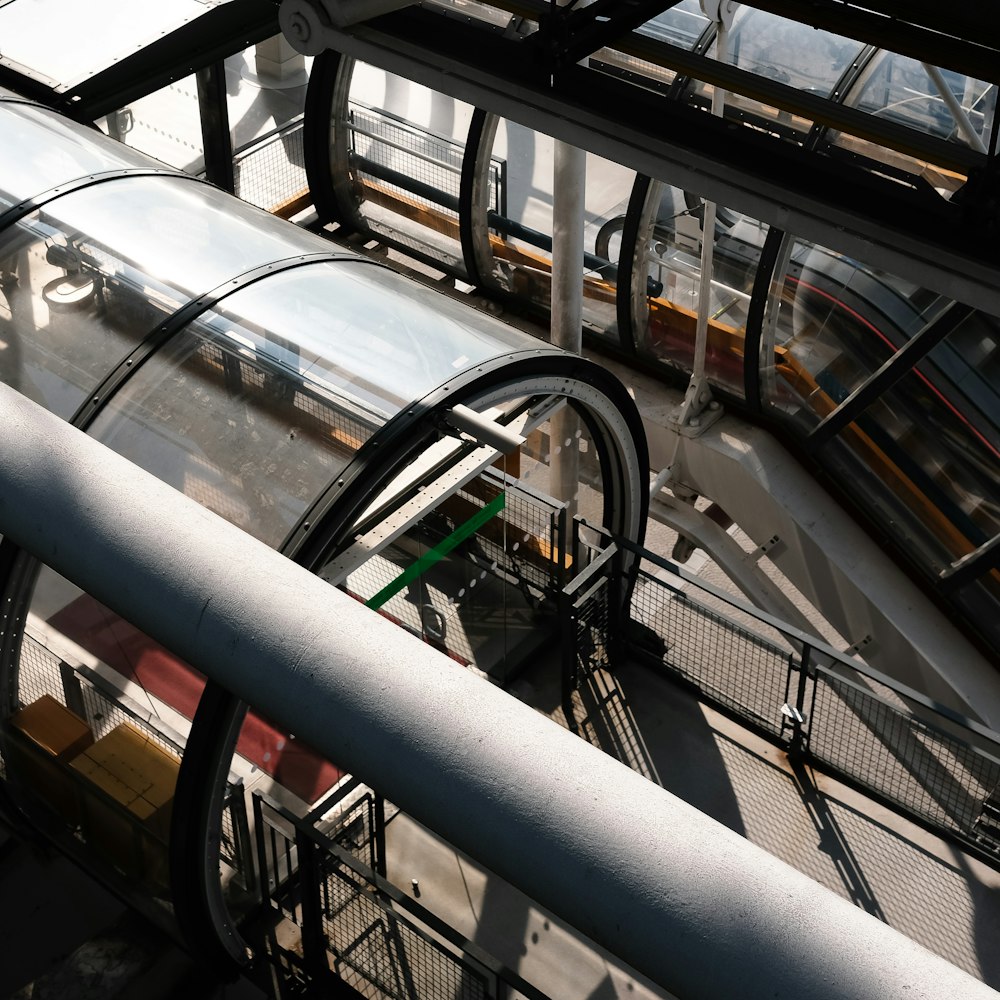 a view of the inside of a train station