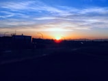 A stunning sunset view captured by a travel blogger.