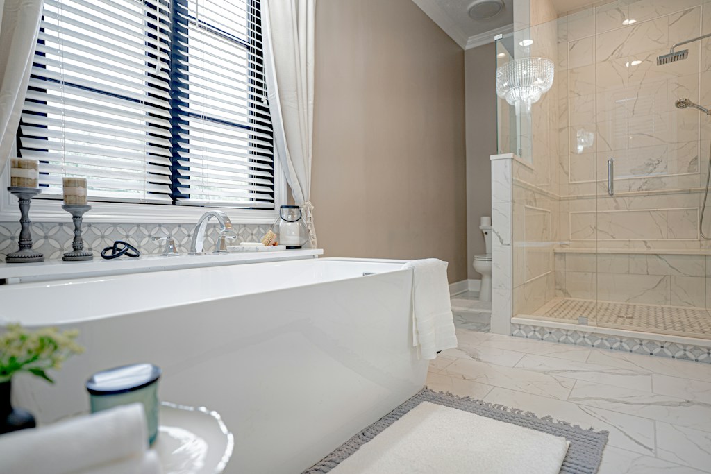 Baignoire en marbre