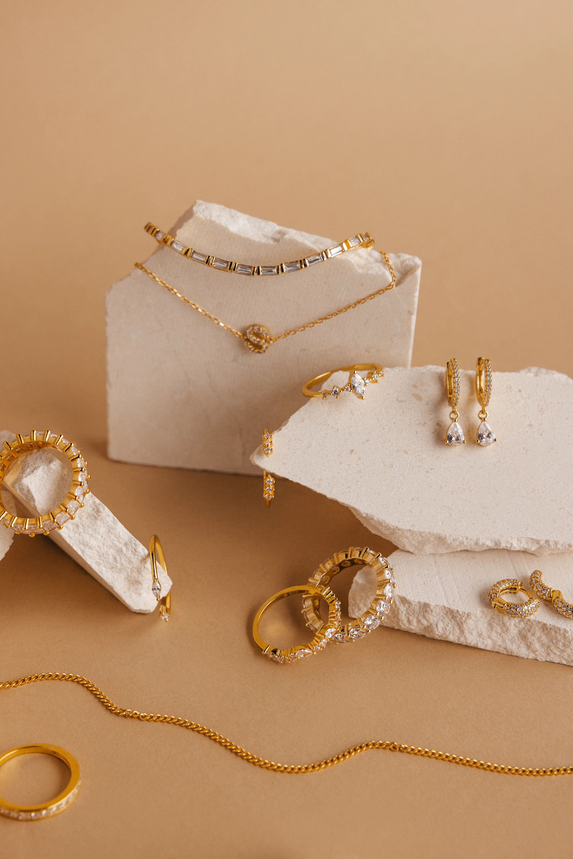 Jewellery Salon — statement necklace, still life