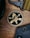 A round emblem featuring the words 'Special Forces' and 'Motivated. Dedicated. Lethal.' surrounds a design with arrows, a skull, and a green military helmet with a gold crest. The emblem is on a wooden surface, accompanied by a black tool and a fabric band.