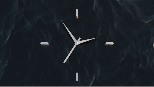 A sleek, minimalistic clock symbolizing anticipation and upcoming launch.