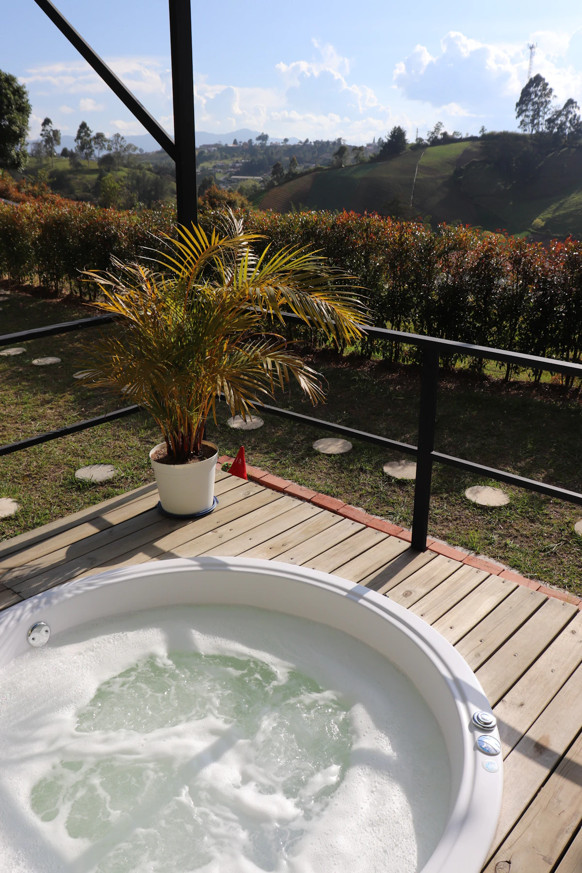 Outdoor spa