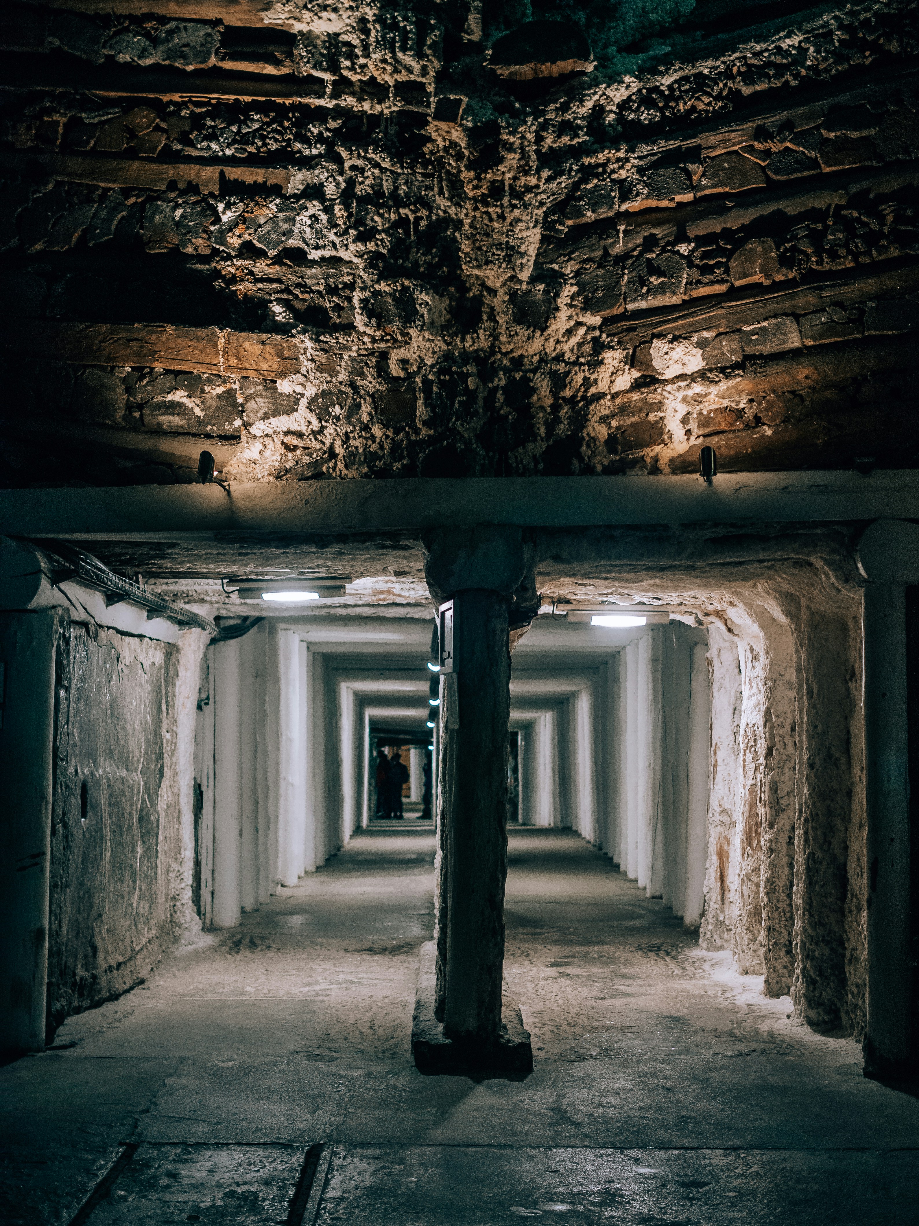 a dark tunnel with a light at the end