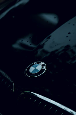 A sleek black car hood gleaming after a fresh application of hk infinity's exterior care combo.