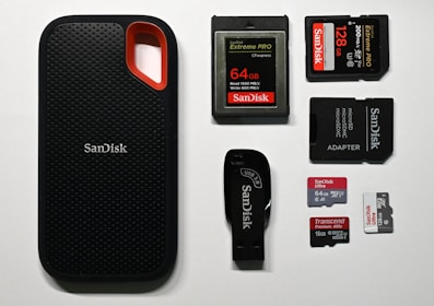 An array of storage devices designed for enterprise use.