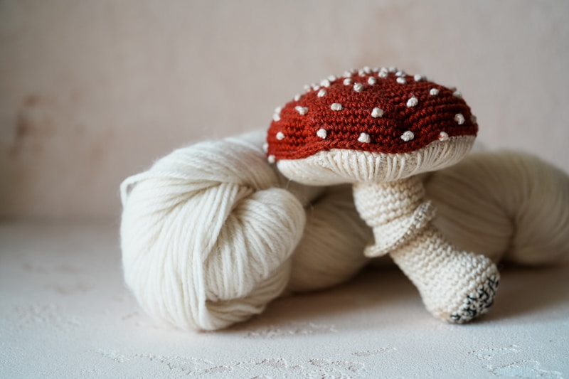 Crochet Mushroom Decorations