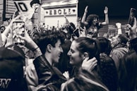 Celebration moment as the team marks a successful campaign launch.