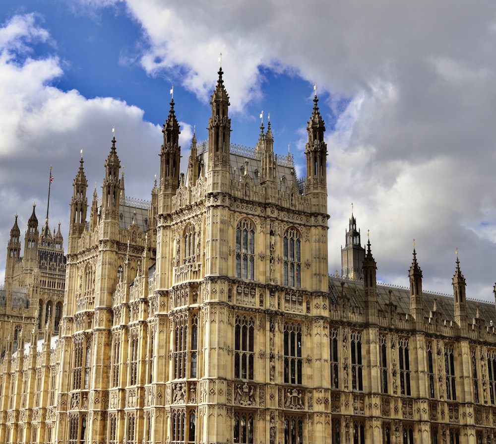 the big ben clock tower towering over the city of london