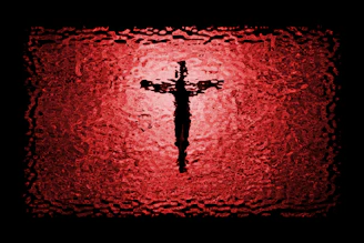 A vibrant playlist cover featuring gospel music notes and a cross, symbolizing Playlist Friday.