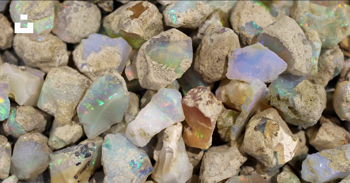 A close up of a pile of opalite rocks photo – Free Mineral Image on ...
