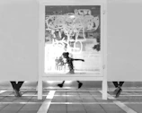 Frame from 'Jimmy on the Run' showing the fashion photographer in a dynamic Amsterdam street.