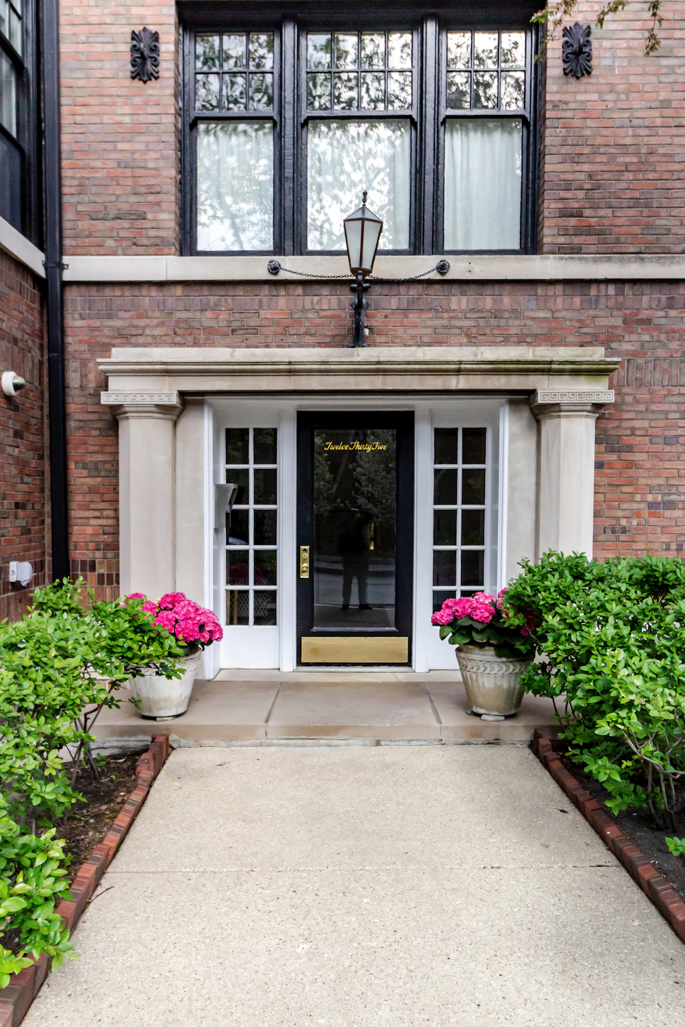 Front entrance of a large house