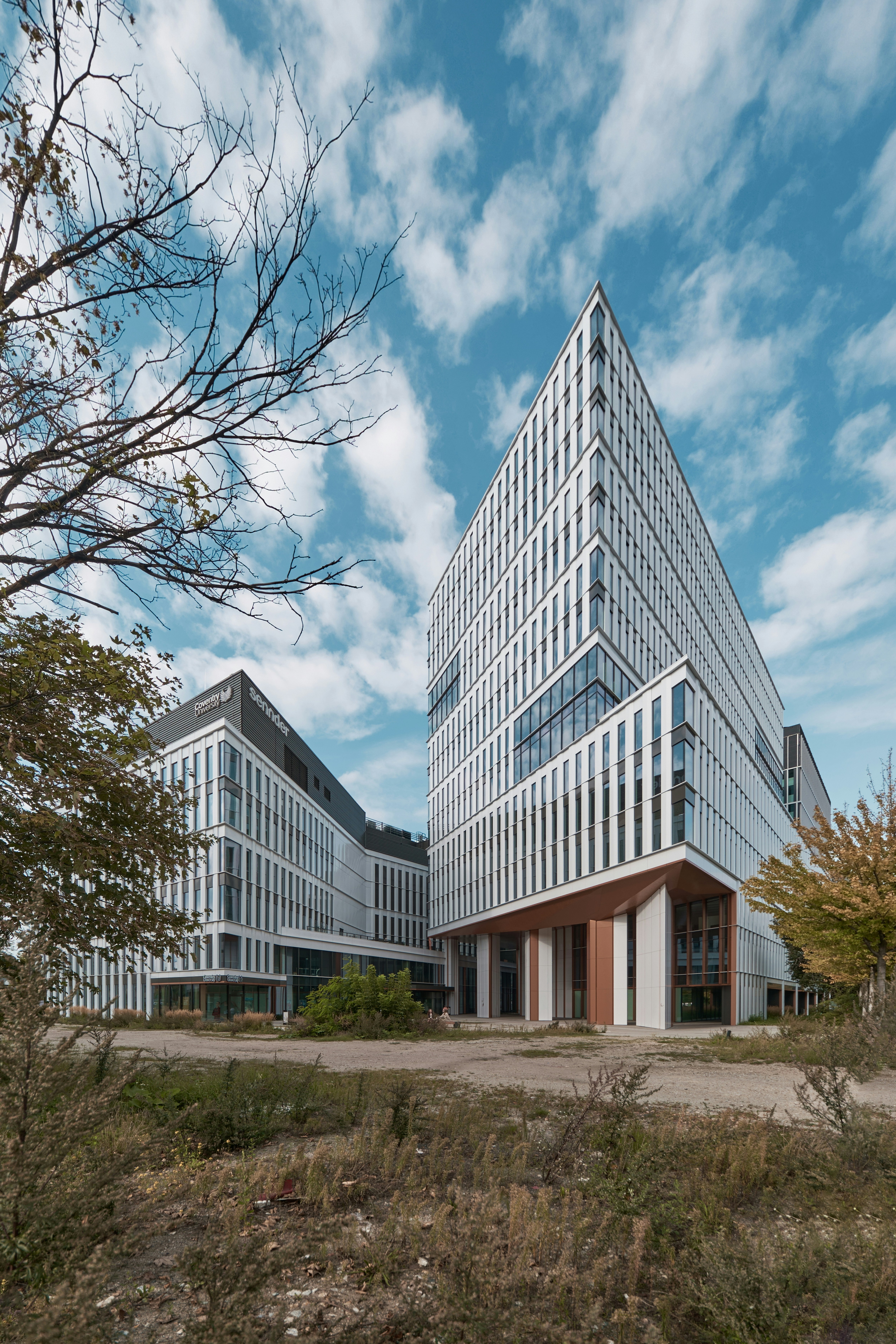 a very tall building with a lot of windows