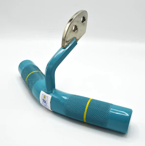 Durable multi-purpose hand tool with ergonomic grip shown on white background