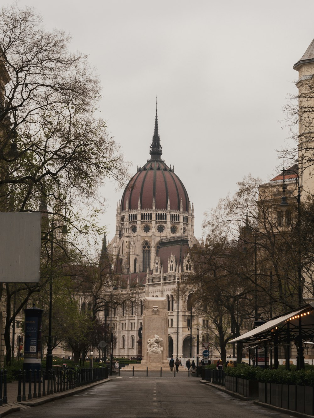 a large building with a dome on top of it