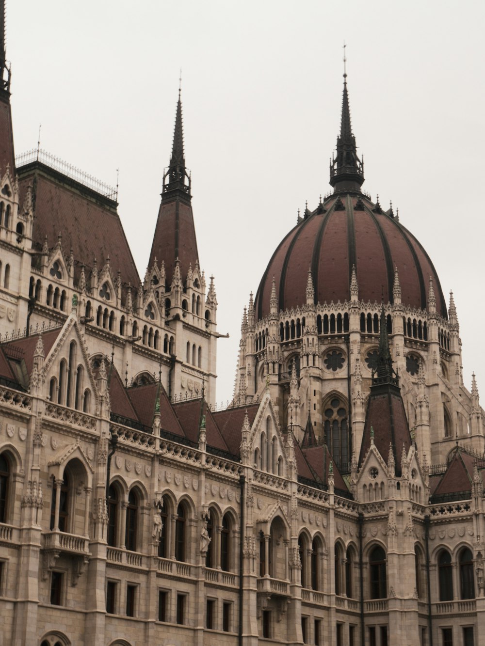 a large building with a clock on the front of it