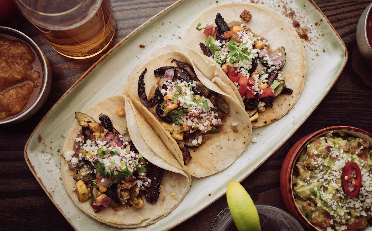 Fresh authentic Mexican tacos and local specialties
