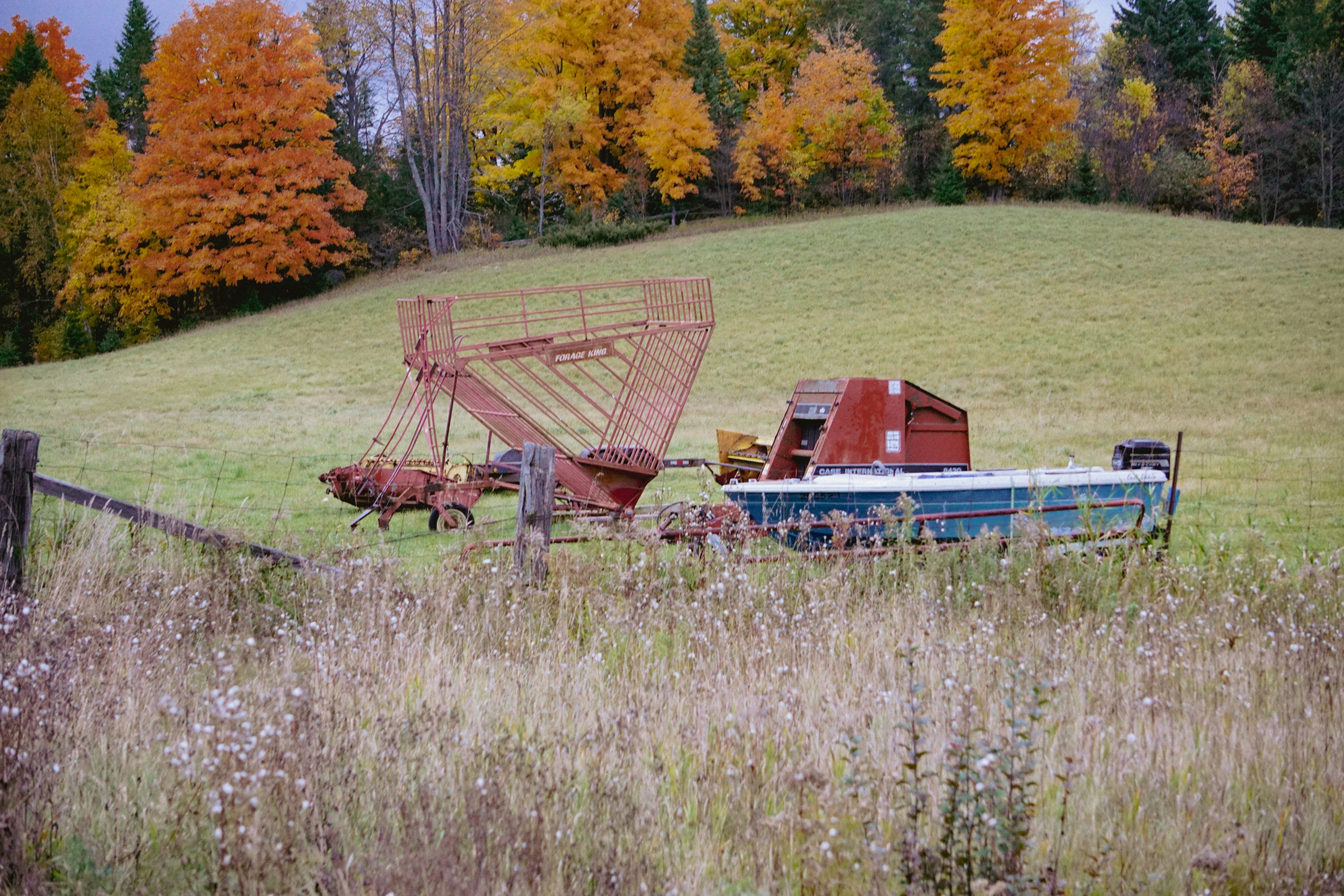 mobile home park aerial view