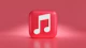a red square with a musical note on it