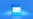 a blue button with a white envelope on it