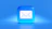 a blue button with a white envelope on it