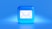 a blue button with a white envelope on it