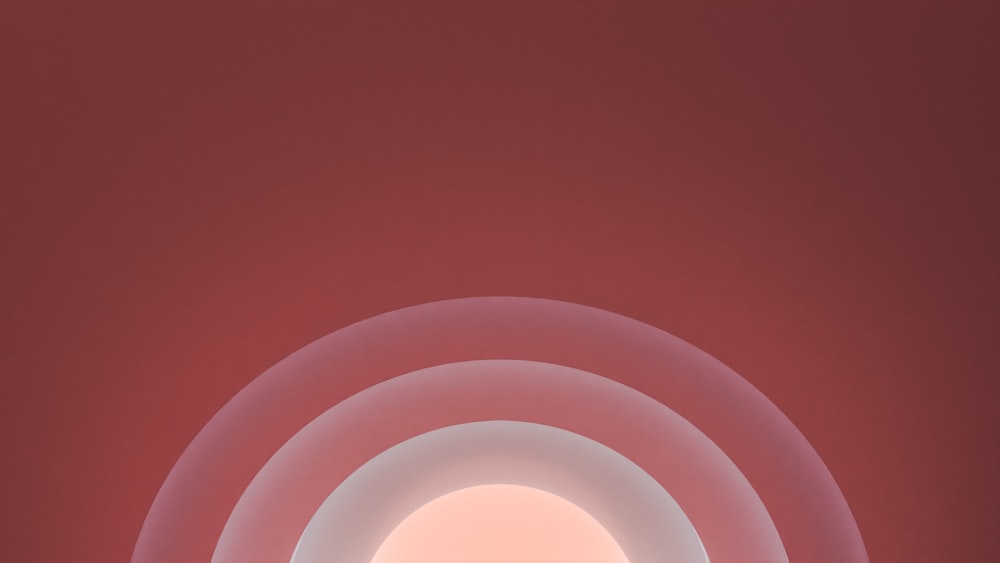 an abstract photo of a red and white circle