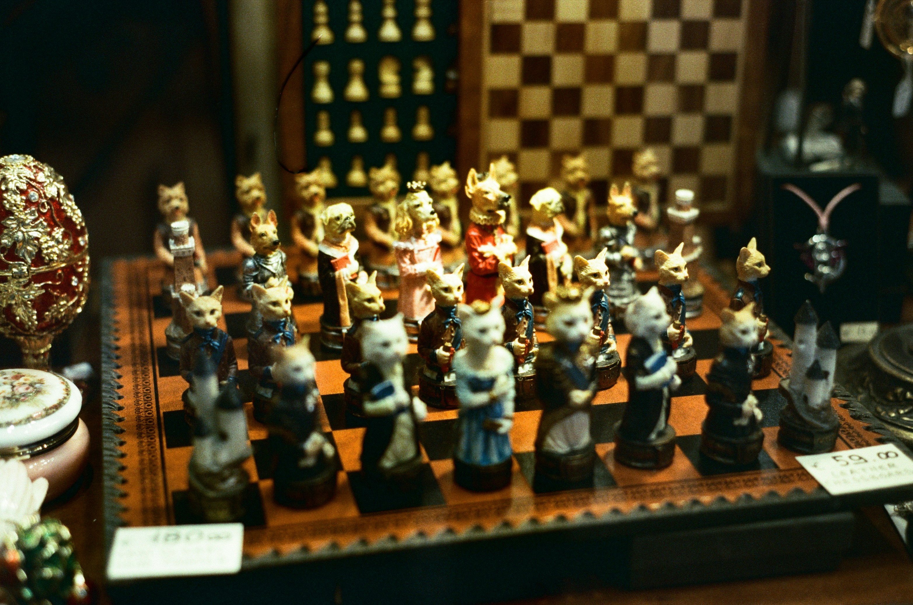 Vintage chess board