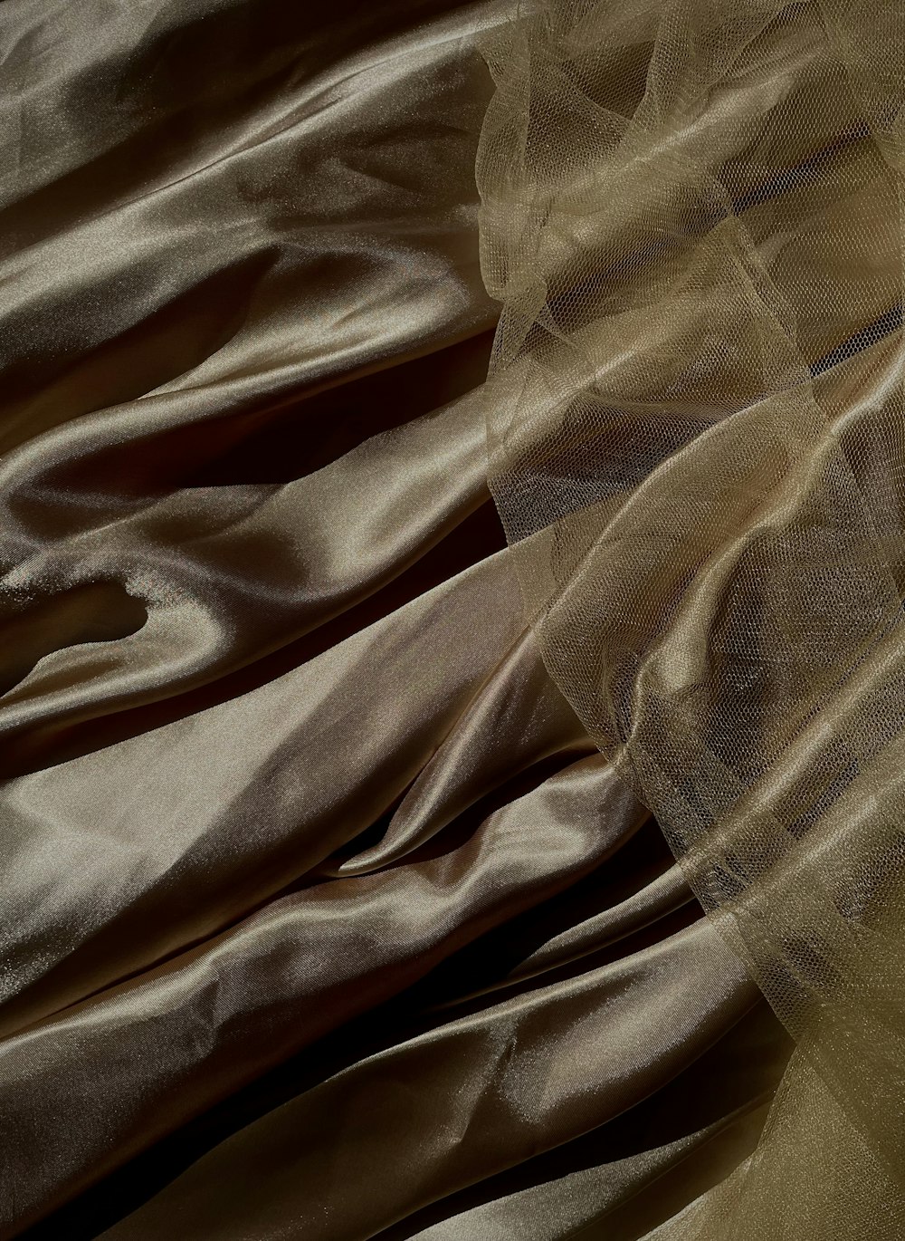 a close up view of a sheer fabric