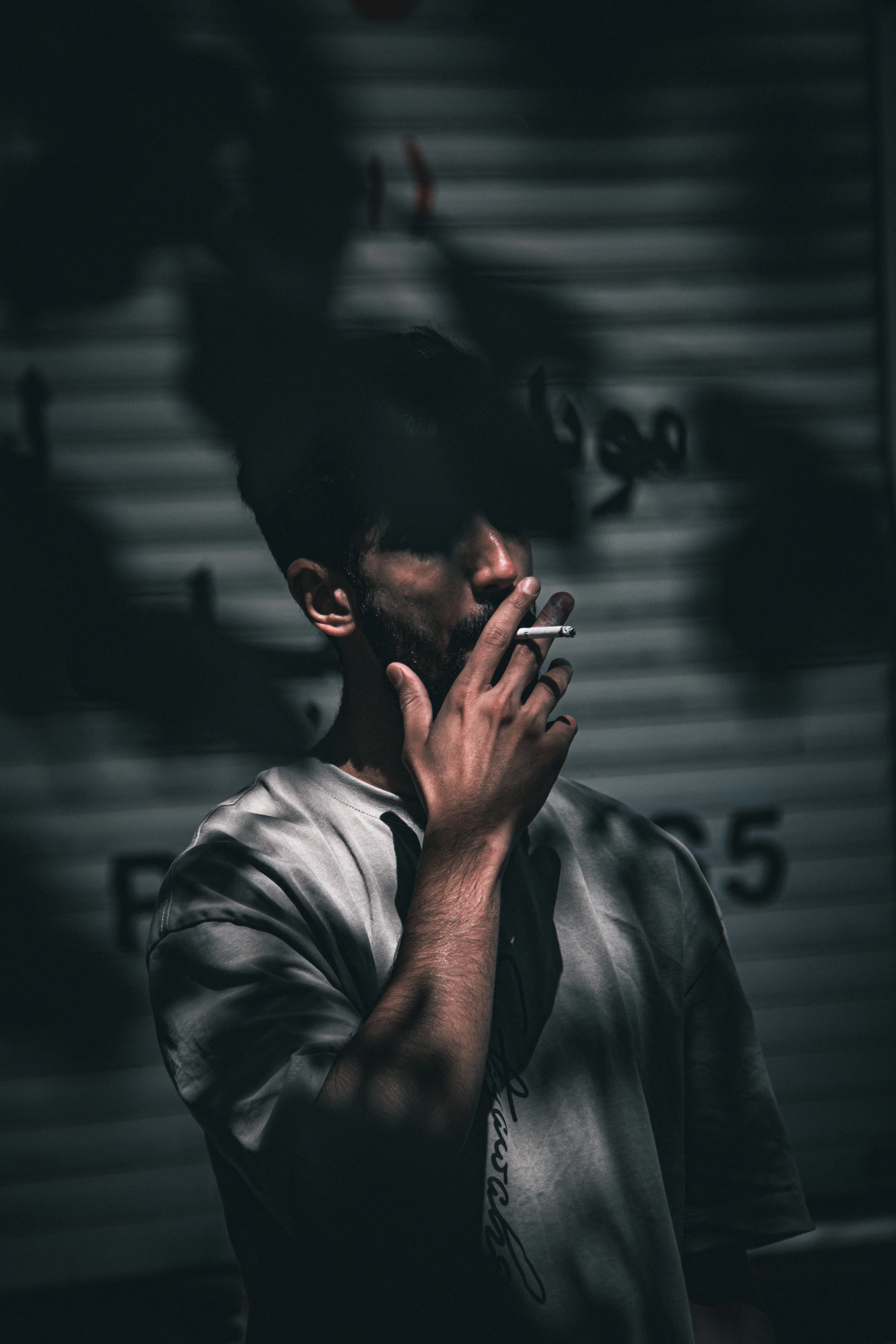 hot guy smoking a cigarette Portrait Young Sexy Man Stock Photo 36665425 young stylish handsome man smoking
