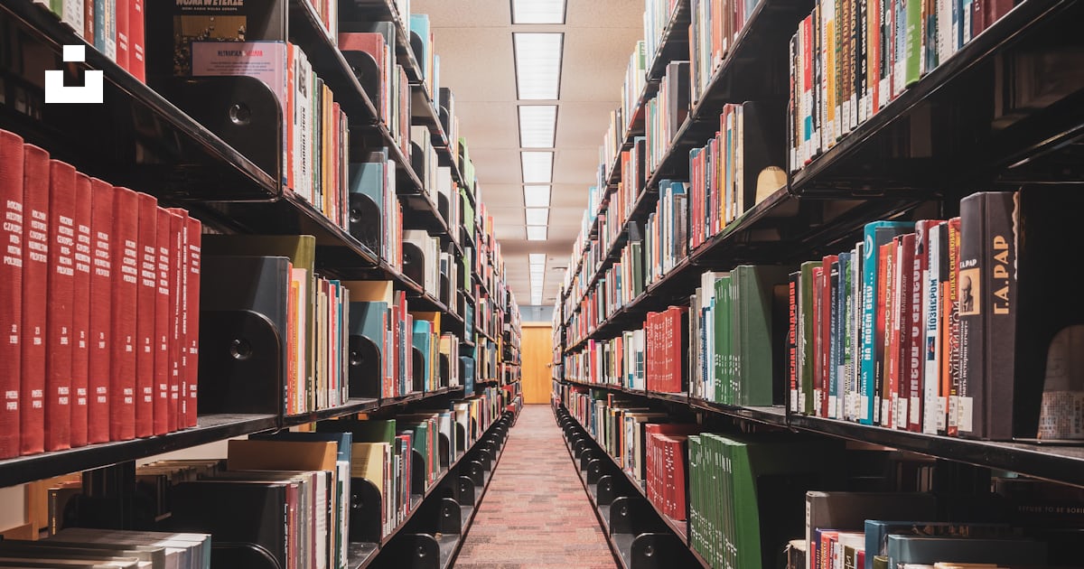 A long row of books in a library photo – Free Library Image on Unsplash
