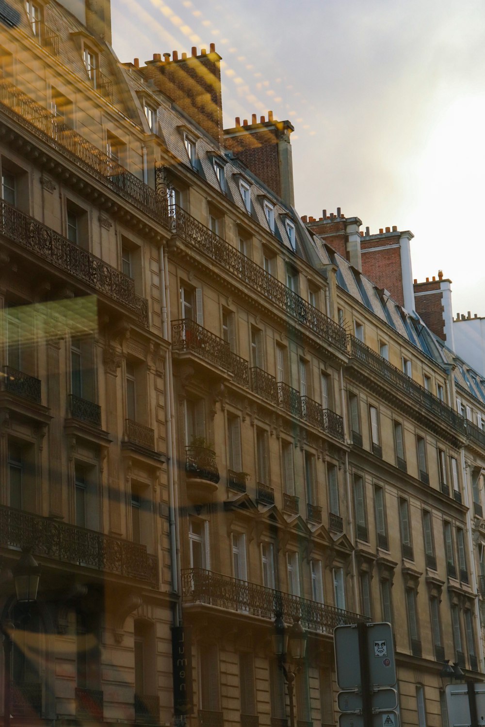 a building with a sign on the top of it