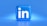 A 3D representation of the LinkedIn logo featuring a rounded blue square with the letter 'in' prominently displayed in white. The background is a gradient of blue hues, providing a clean and professional appearance.