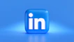 a blue linked icon on a blue background