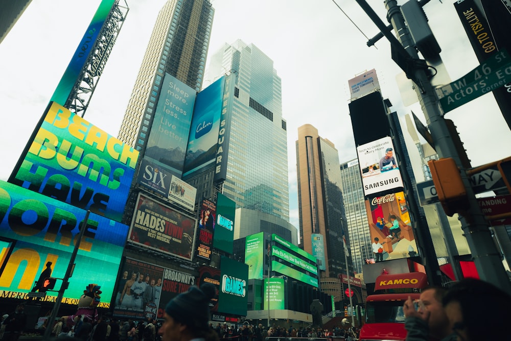 a city filled with lots of tall buildings