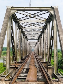 A train in Laos