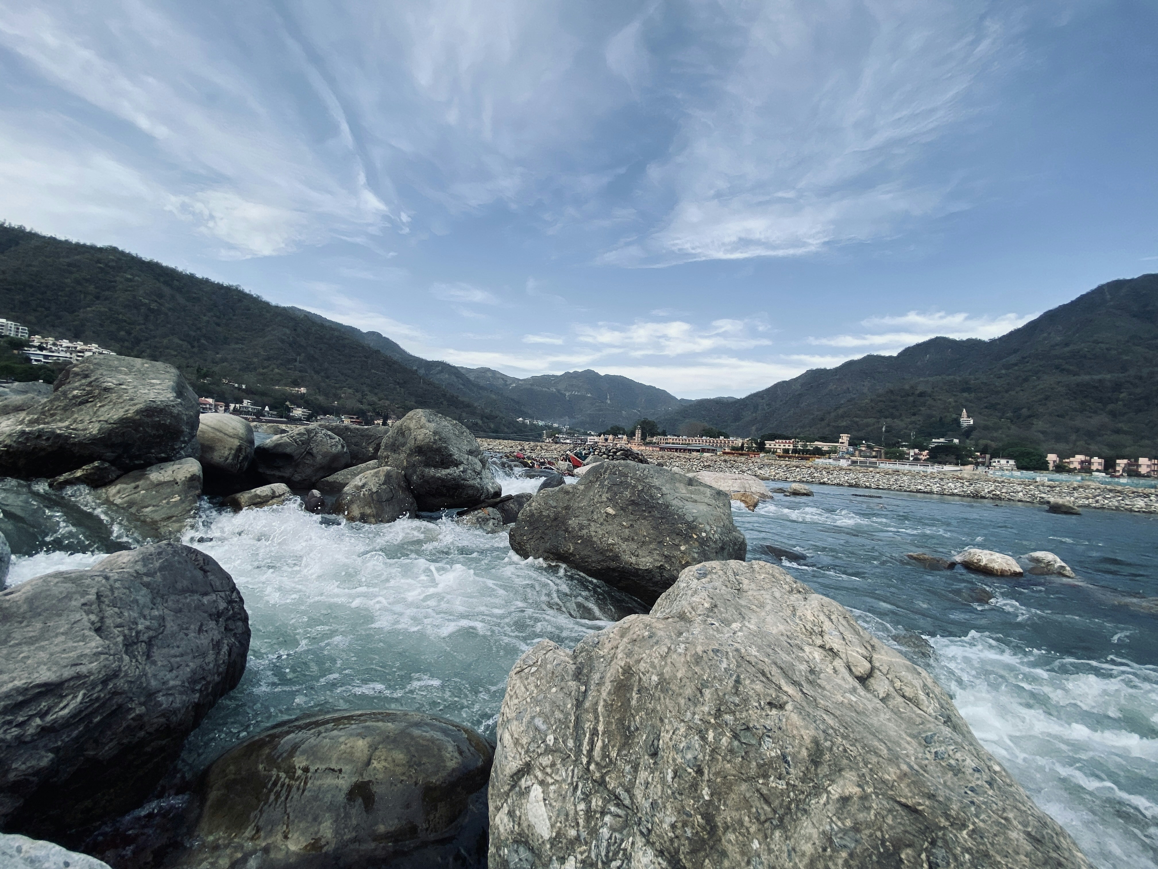 गंगा नदी का दृश्य