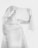A person draped in a translucent fabric covers their eyes, creating a dreamy and ethereal atmosphere. The soft, flowing material adds texture and depth, while the monochrome palette enhances the minimalistic and artistic feel.