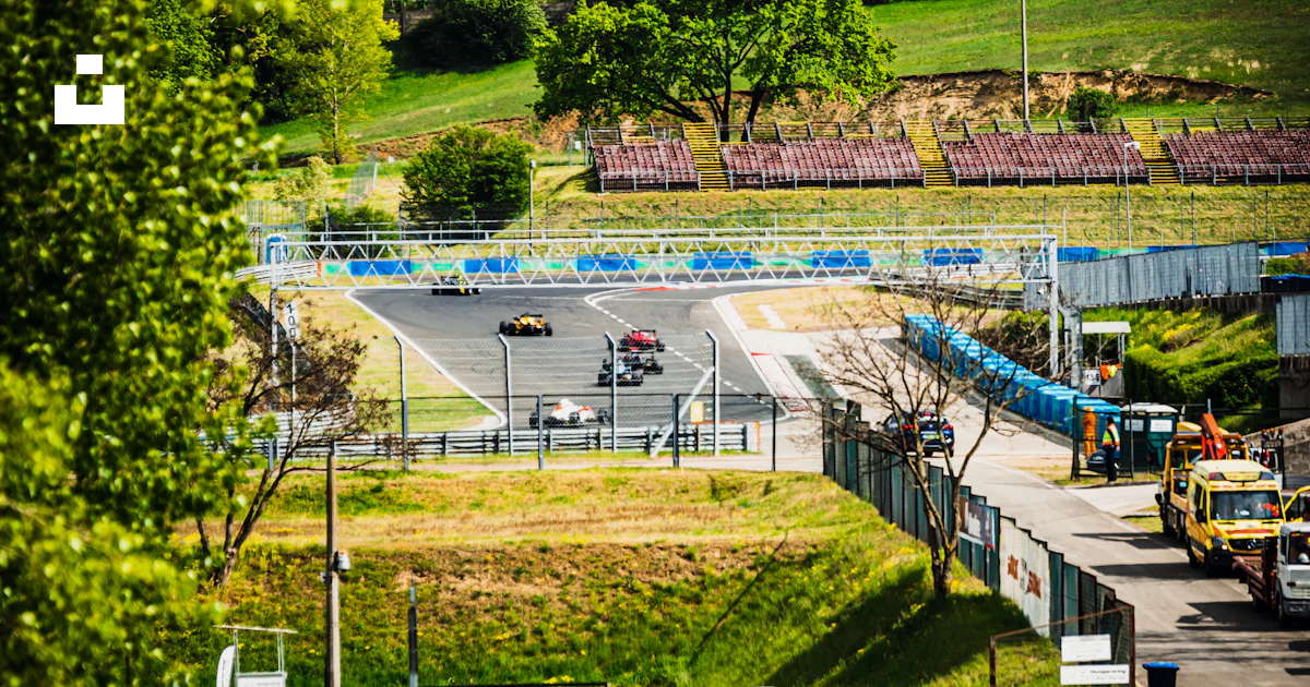 A view of a race track from a distance photo – Free Hungaroring utca ...
