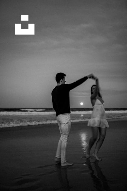 A man and a woman dancing on the beach photo – Free Australia Image on ...