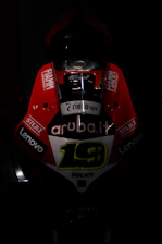 Close-up of a high-definition streaming interface showing live MotoGP race stats.