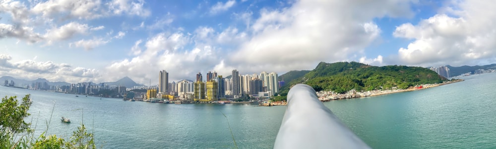 a view of a city and a body of water