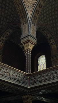 A beautiful pastel-colored image of an intricate architectural design.