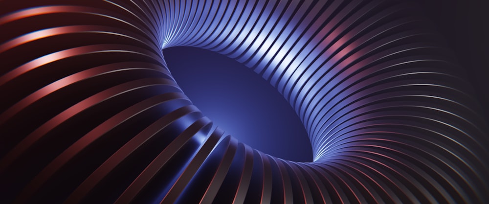 an abstract image of a spiral like object