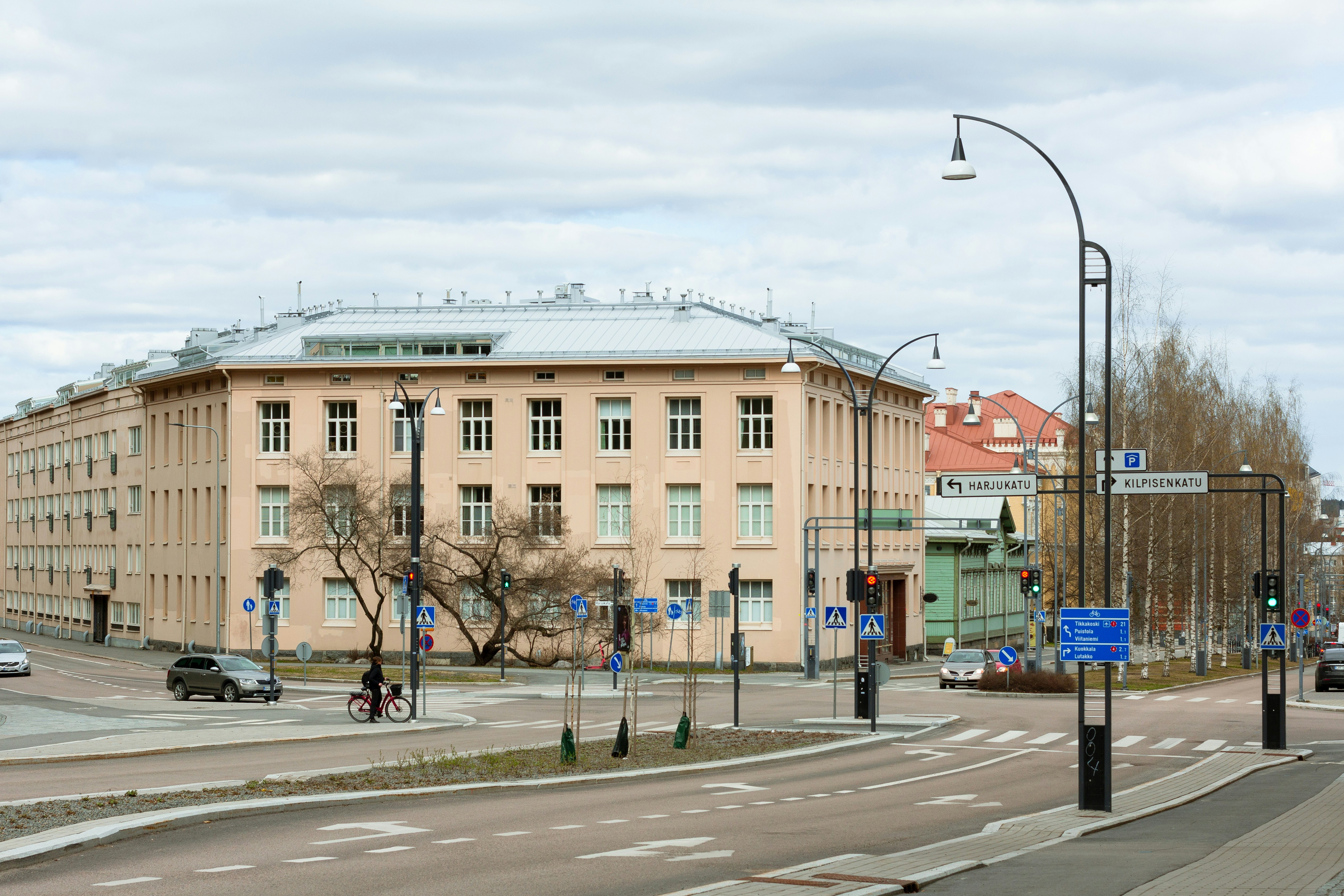 Yliopistonkatu street in Jyväskylä, Finland
