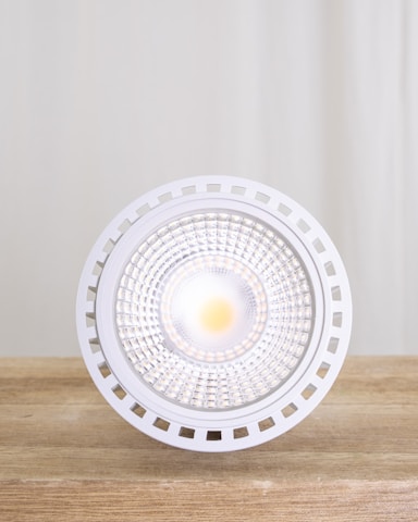 A close-up of a sleek LED light fixture showcasing its design and functionality.