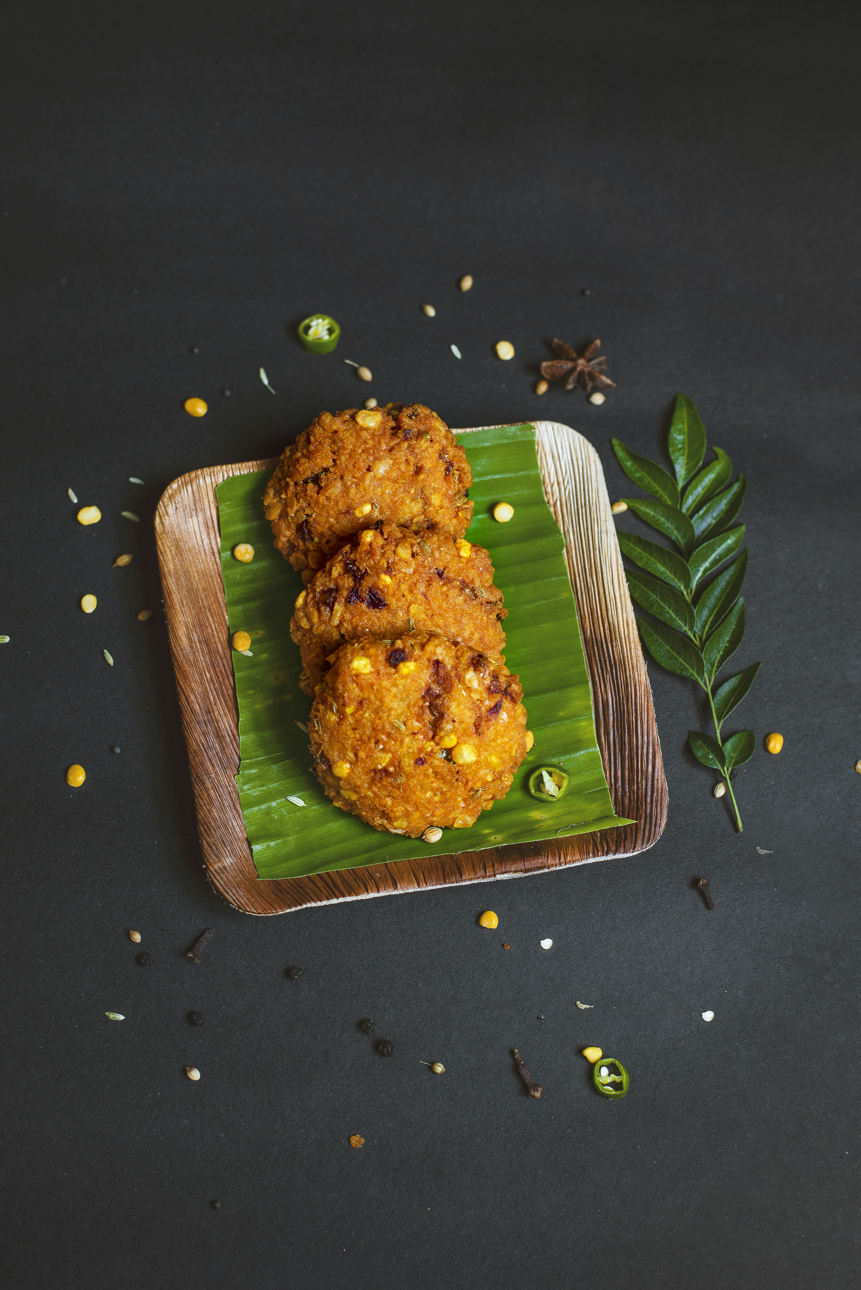 a plate of food that is on a table