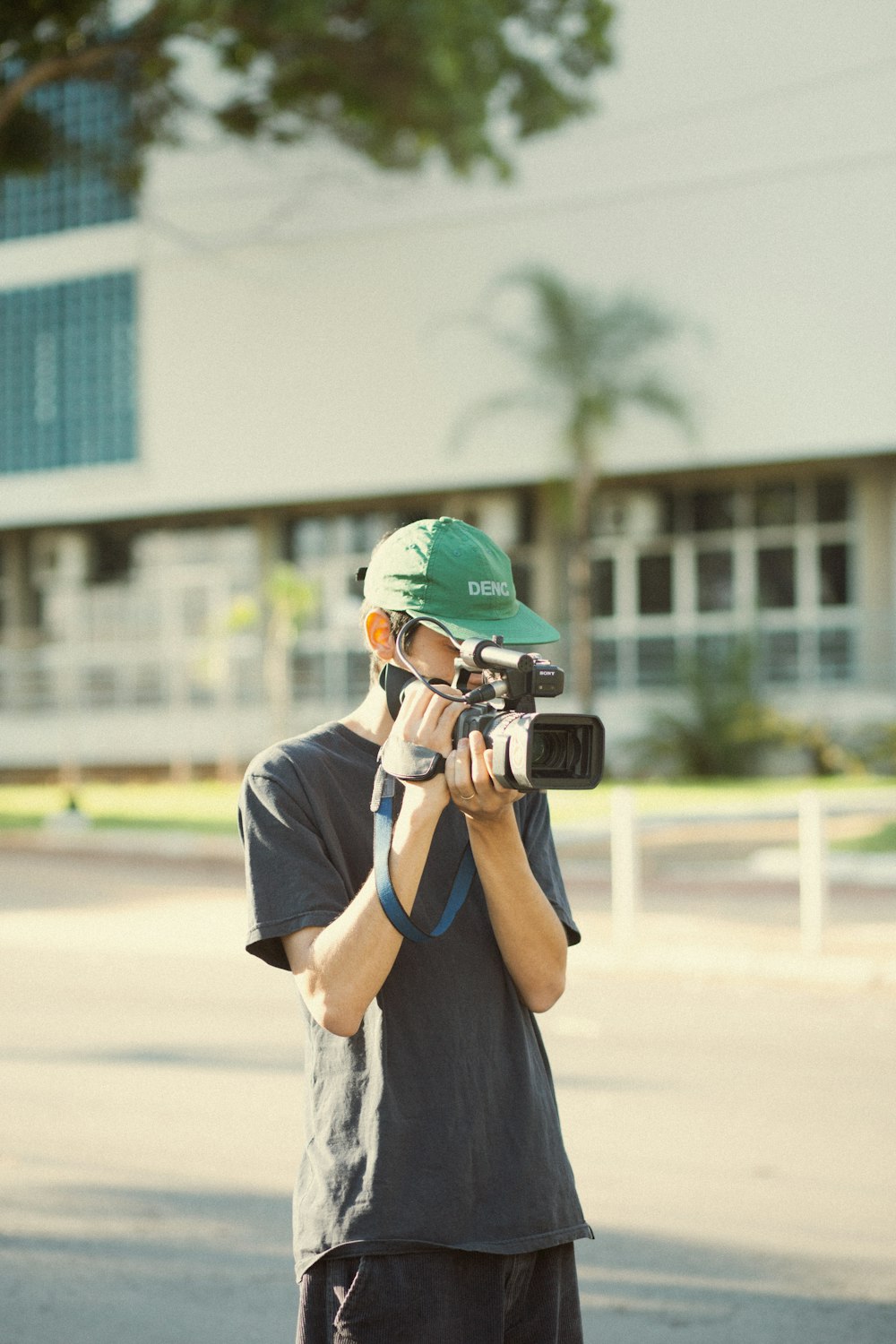 a man taking a picture of himself with a camera