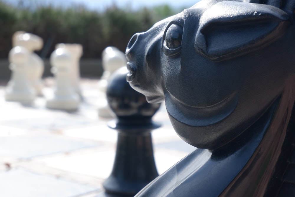 Foto Um tabuleiro de xadrez com uma peça de xadrez – Imagem de Xadrez grátis  no Unsplash